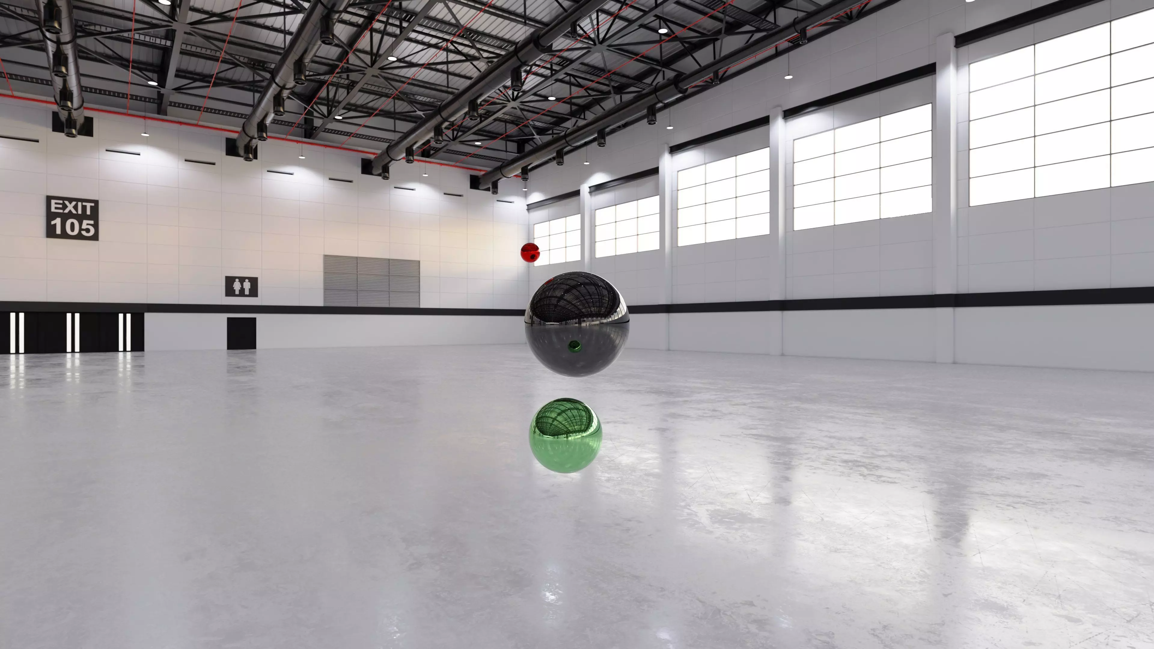 HDRI v2 - Exhibition Hall Interior 7 - 16384x8192 Texture_14