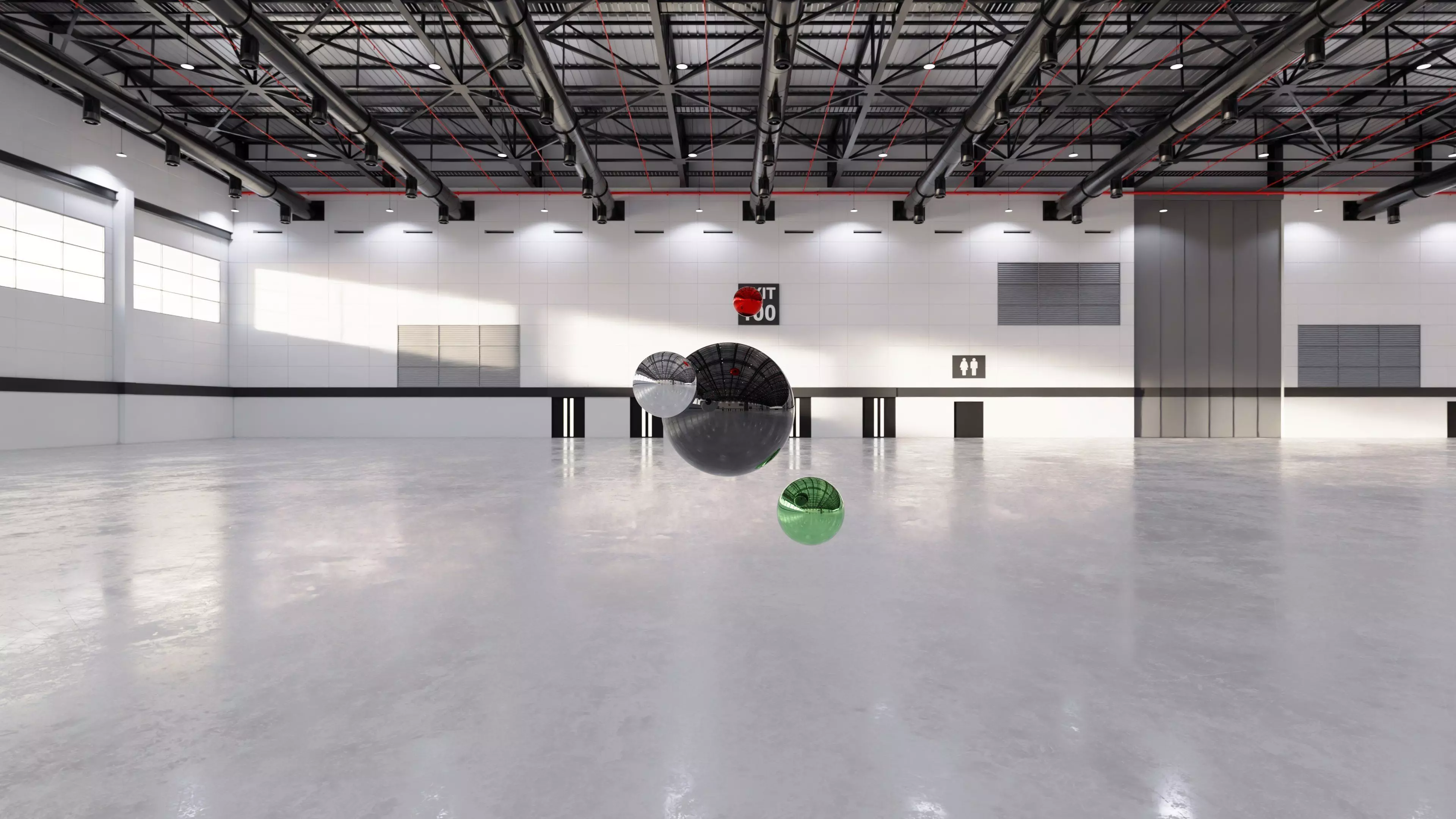 HDRI v2 - Exhibition Hall Interior 7 - 16384x8192 Texture_6