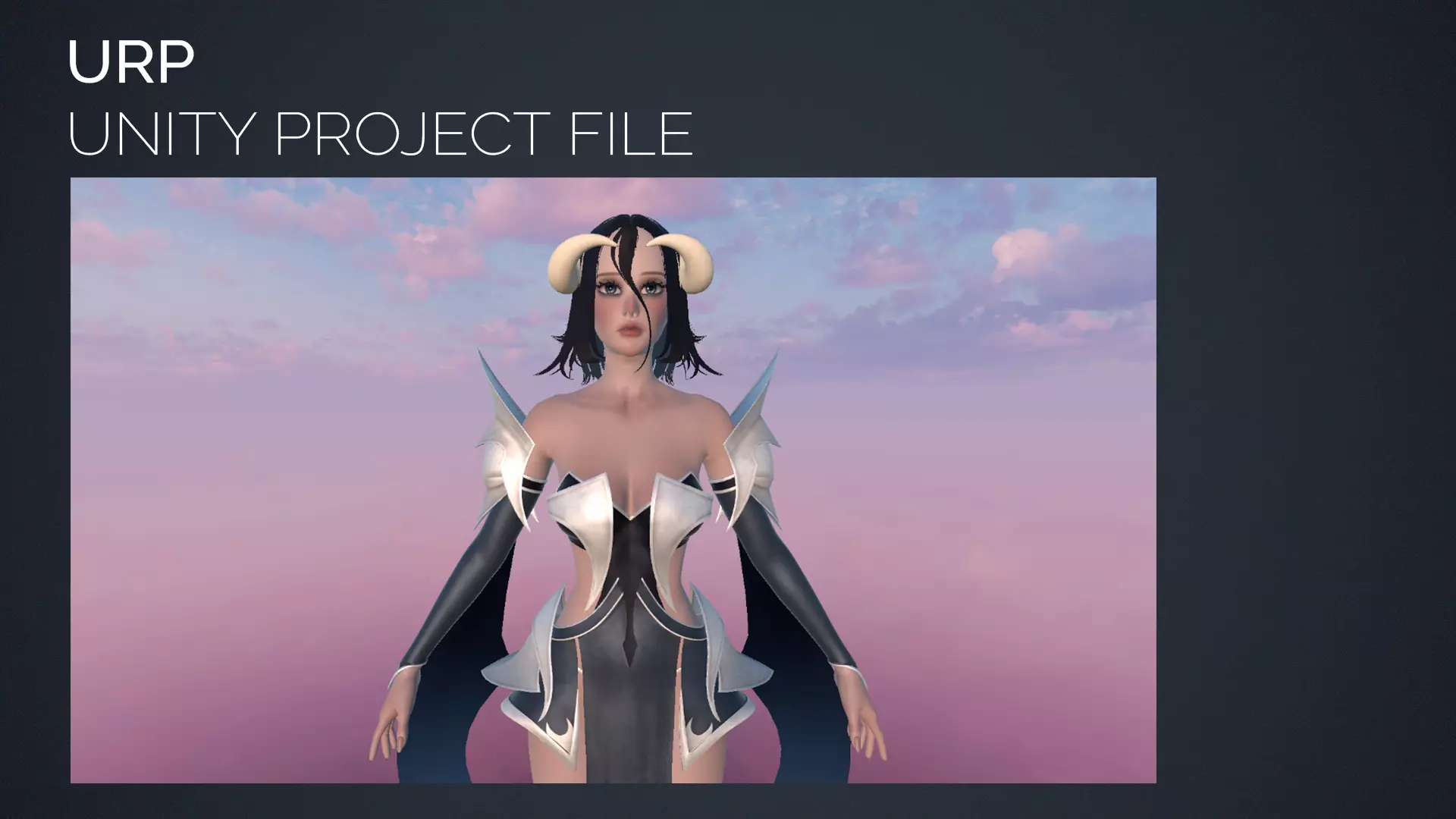 Succubus Veyluna - Demon Sorceress - Game Ready Low-poly 3D model_18