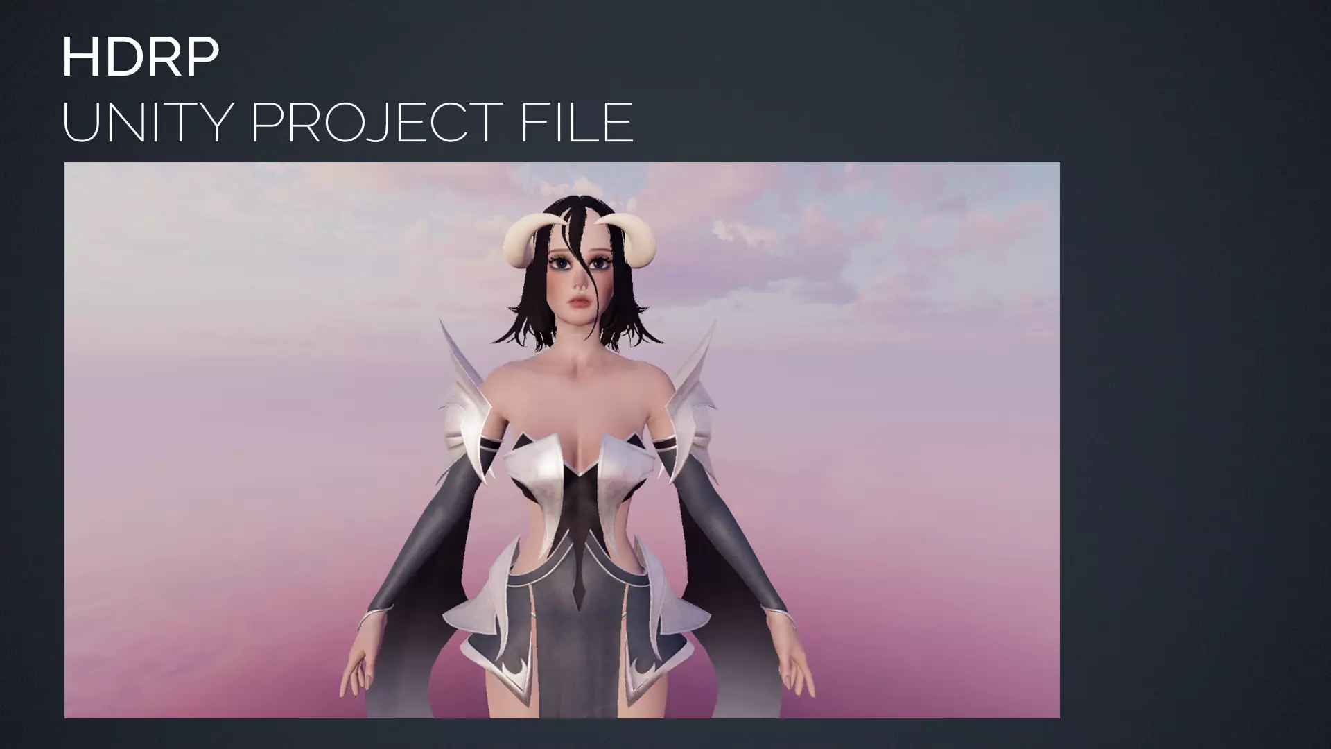 Succubus Veyluna - Demon Sorceress - Game Ready Low-poly 3D model_16