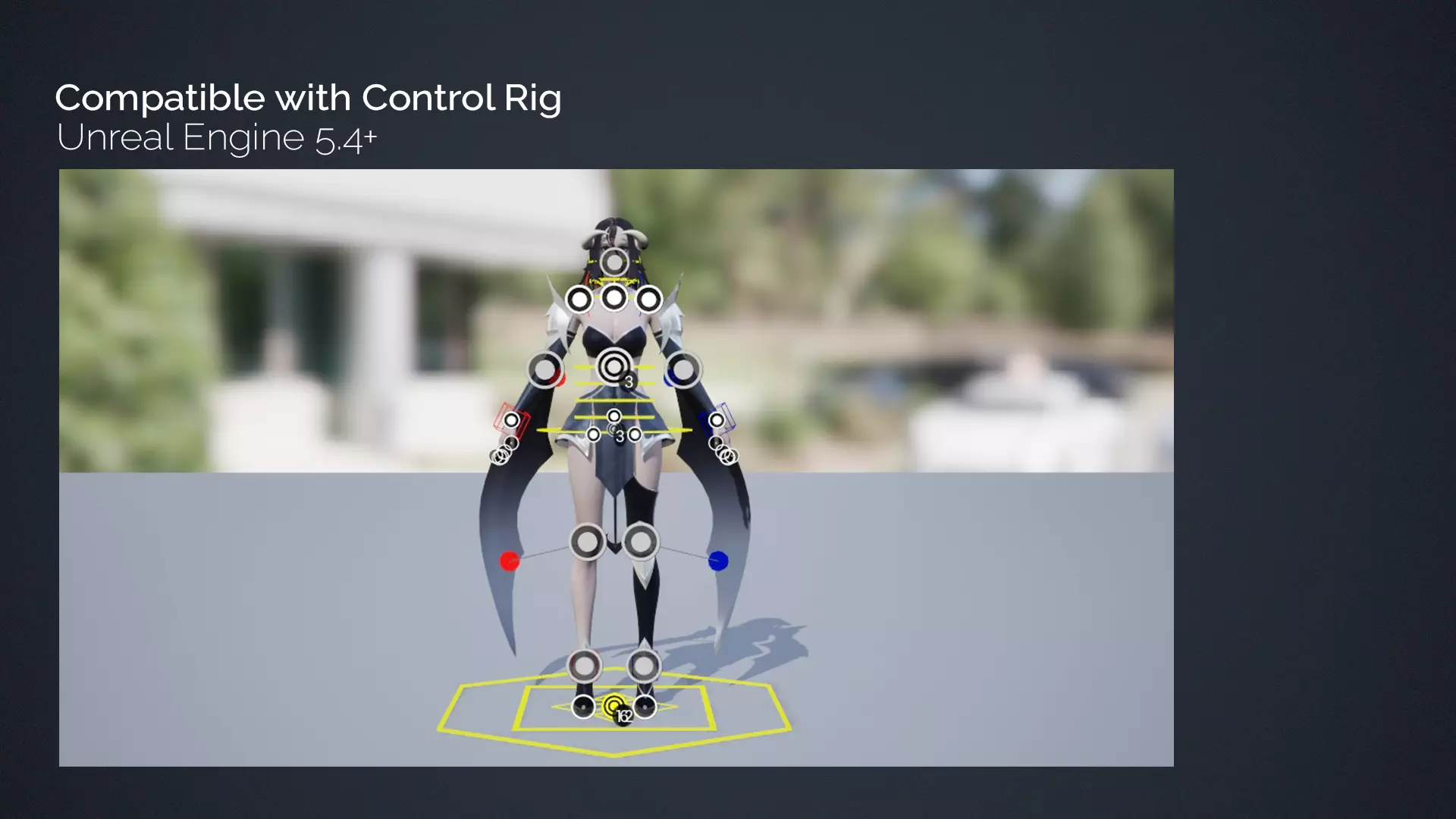 Succubus Veyluna - Demon Sorceress - Game Ready Low-poly 3D model_12