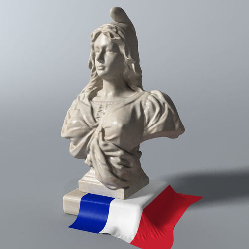 Marianne Bust Free 3D model