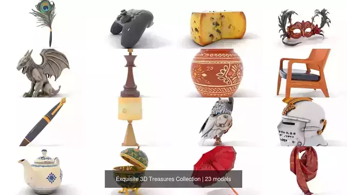 Exquisite 3D Treasures Collection 