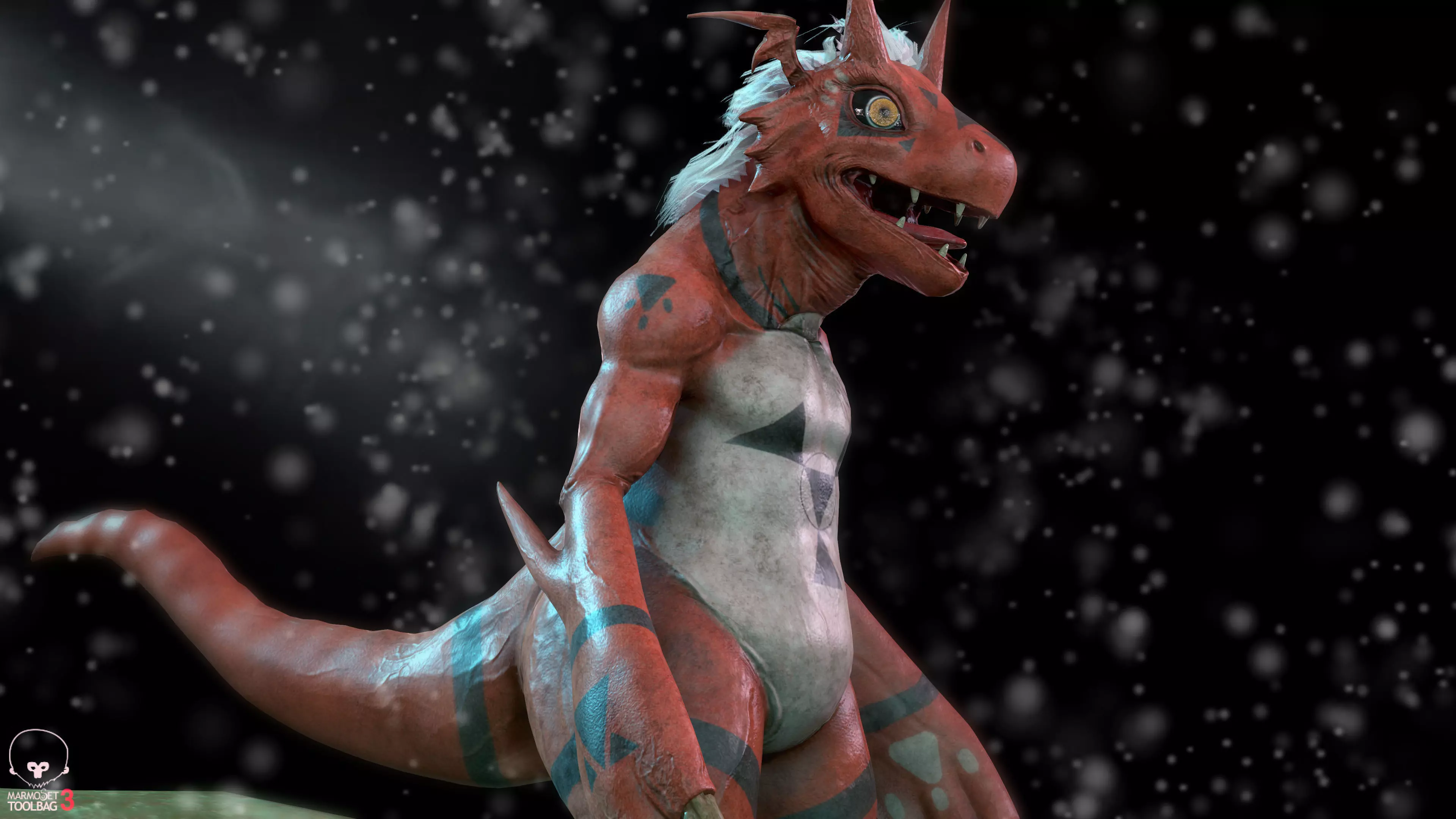 Guilmon-Game Ready Low-poly 3D model