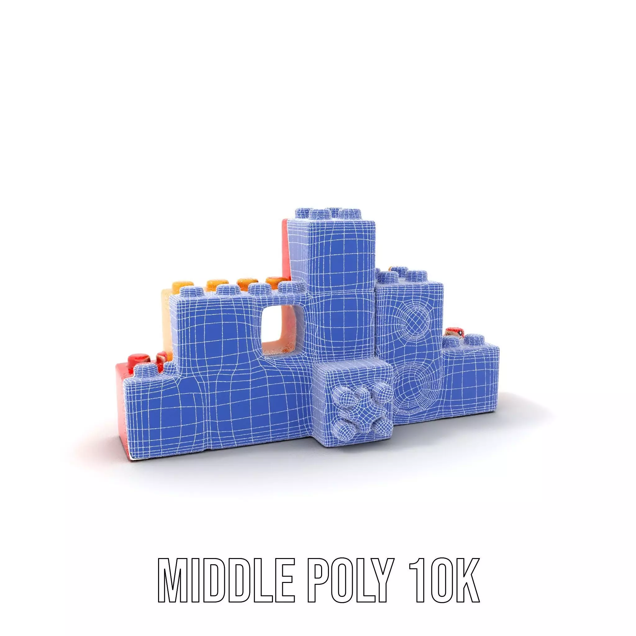 Vibrant Block Collection model pack Low-poly 3D model_19