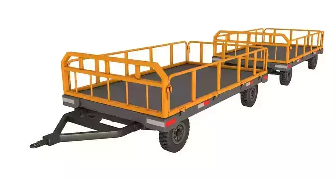 Airport Luggage Trolley