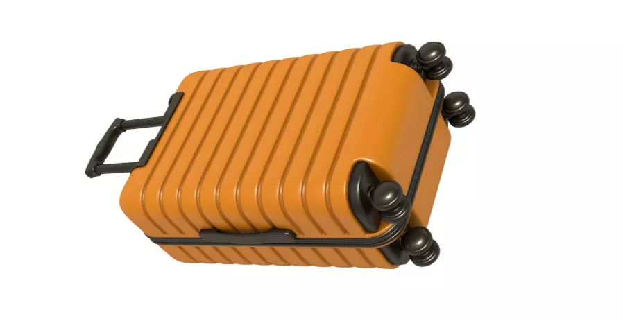 Trolley Suitcase 3D model_1