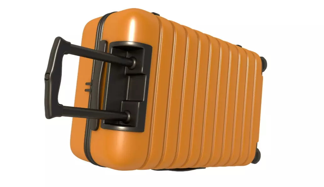 Trolley Suitcase 3D model_5