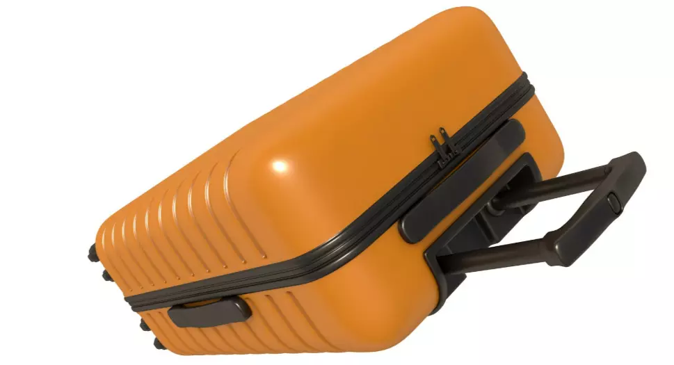 Trolley Suitcase 3D model_4