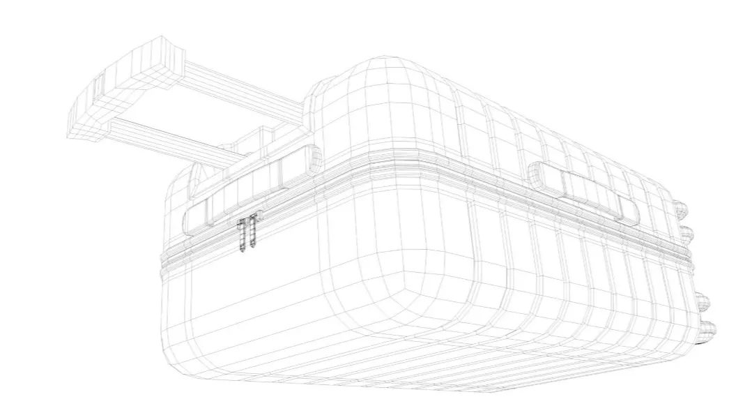 Trolley Suitcase 3D model_6