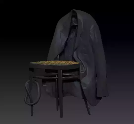 David Bowie Blazer and chair 