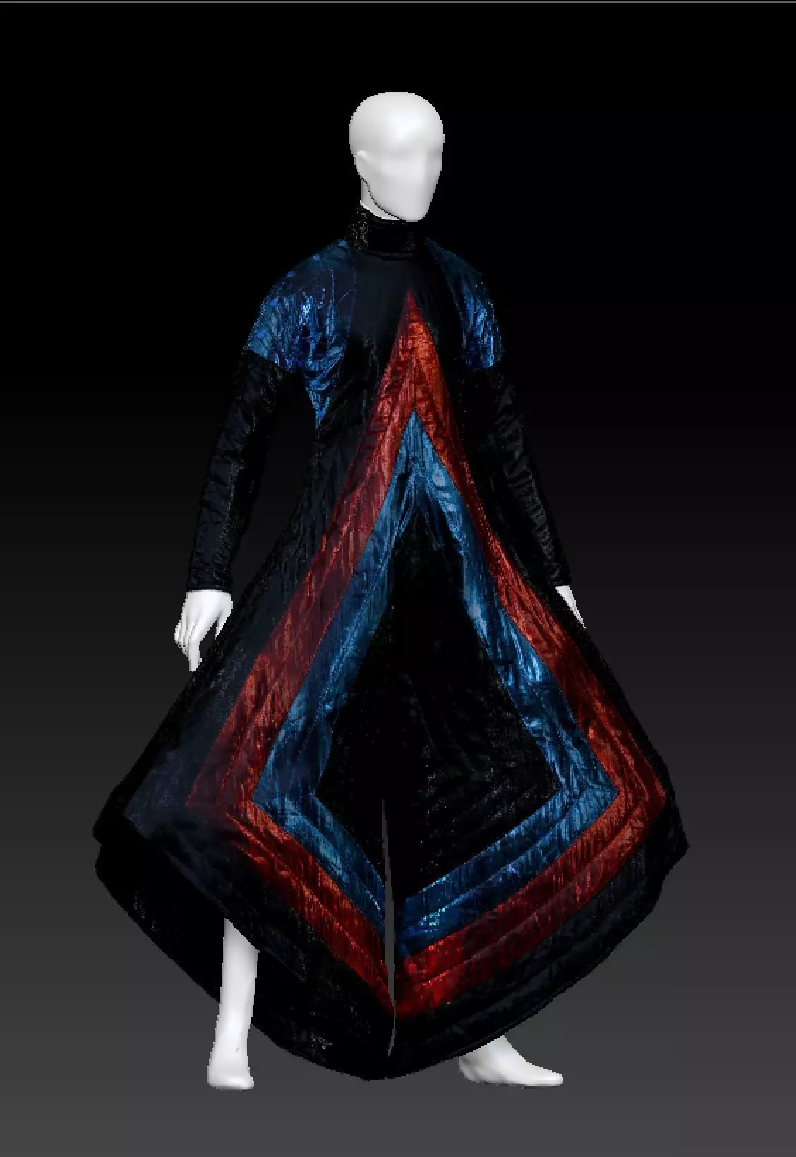 David Bowie costume  3D model_0
