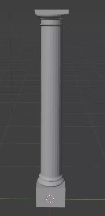 Column in cross section Free 3D print model