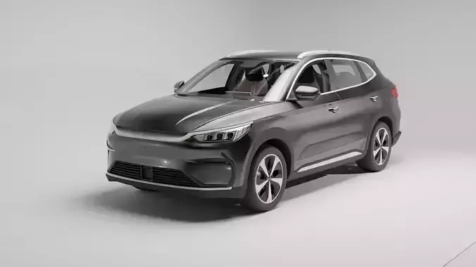 BYD Song Plus EV 2022 Free low-poly 3D model