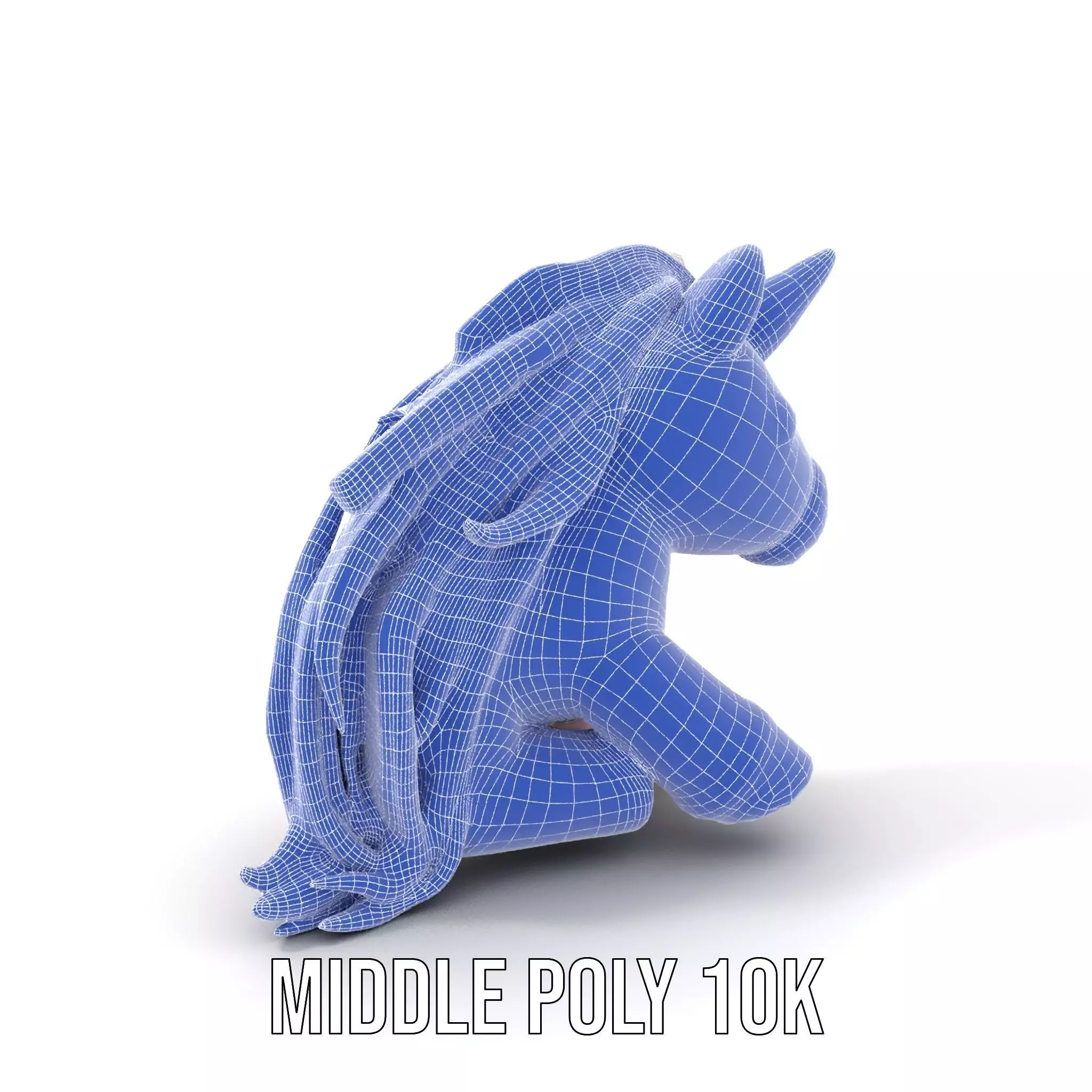 Rainbow Unicorn Plush model pack Low-poly 3D model_24