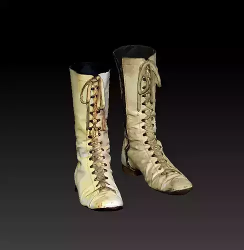 David Bowie Boots costume 3D model