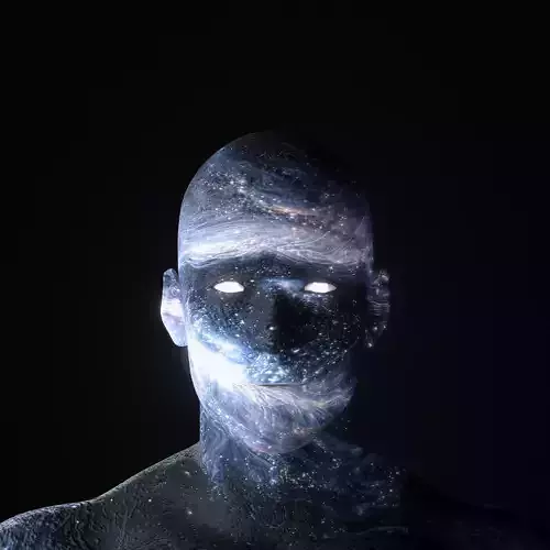 Cosmic Character 3D Model Low-poly 3D model