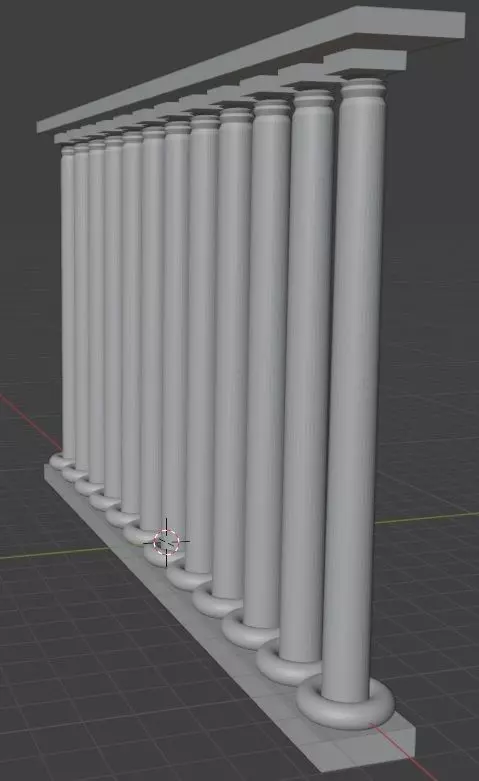 Colonnade 3D print model_2