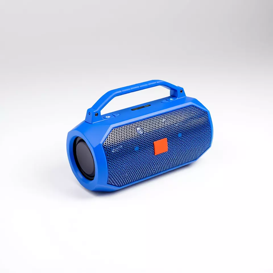 Vibrant Blue Speaker model pack Low-poly 3D model_2