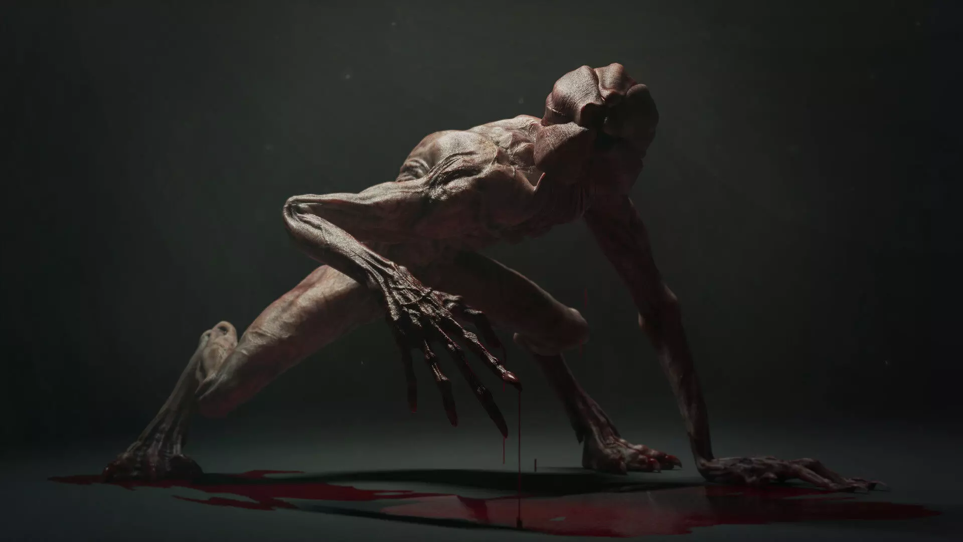 Demogorgon-Game and Movie Ready-Fully Rigged Low-poly 3D model_4