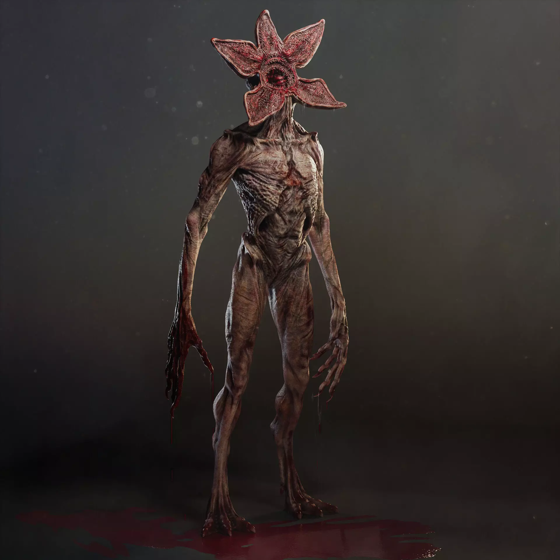Demogorgon-Game and Movie Ready-Fully Rigged Low-poly 3D model_2
