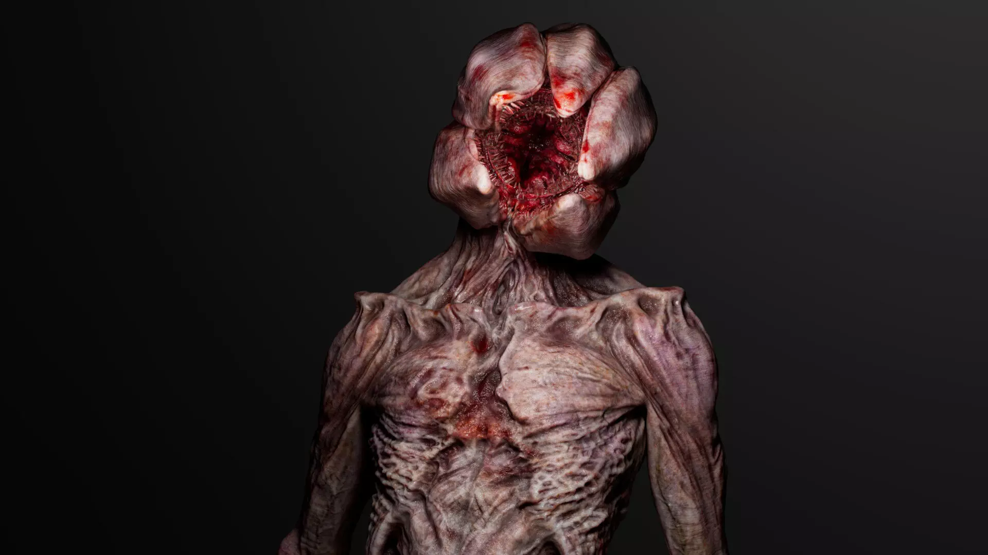 Demogorgon-Game and Movie Ready-Fully Rigged Low-poly 3D model_6