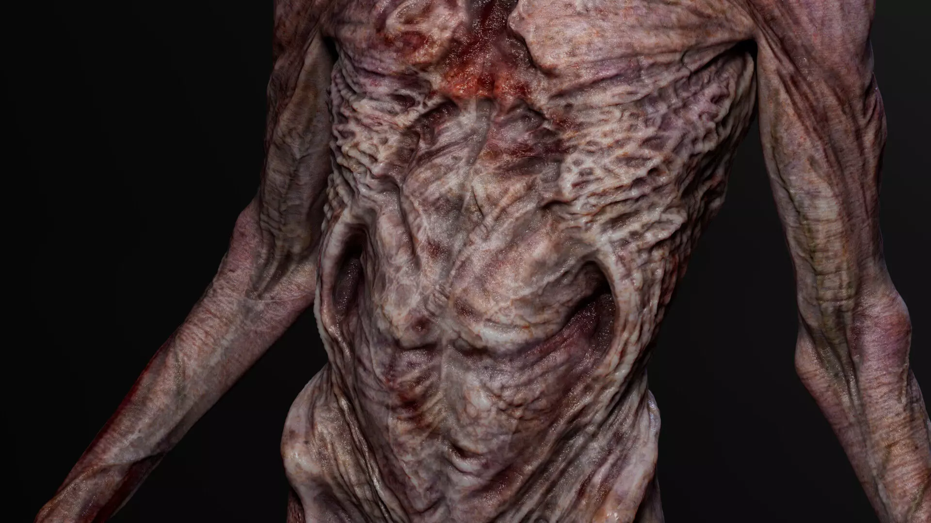 Demogorgon-Game and Movie Ready-Fully Rigged Low-poly 3D model_8