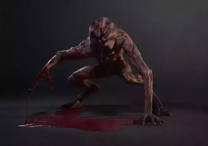 Demogorgon-Game and Movie Ready-Fully Rigged