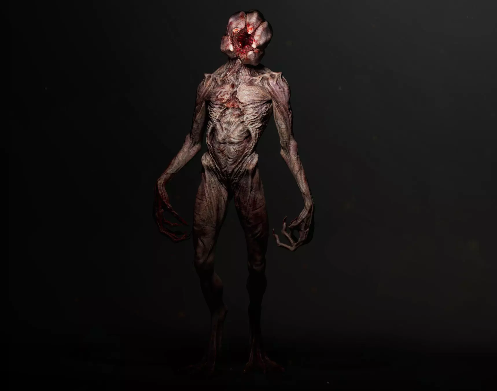 Demogorgon-Game and Movie Ready-Fully Rigged Low-poly 3D model_5