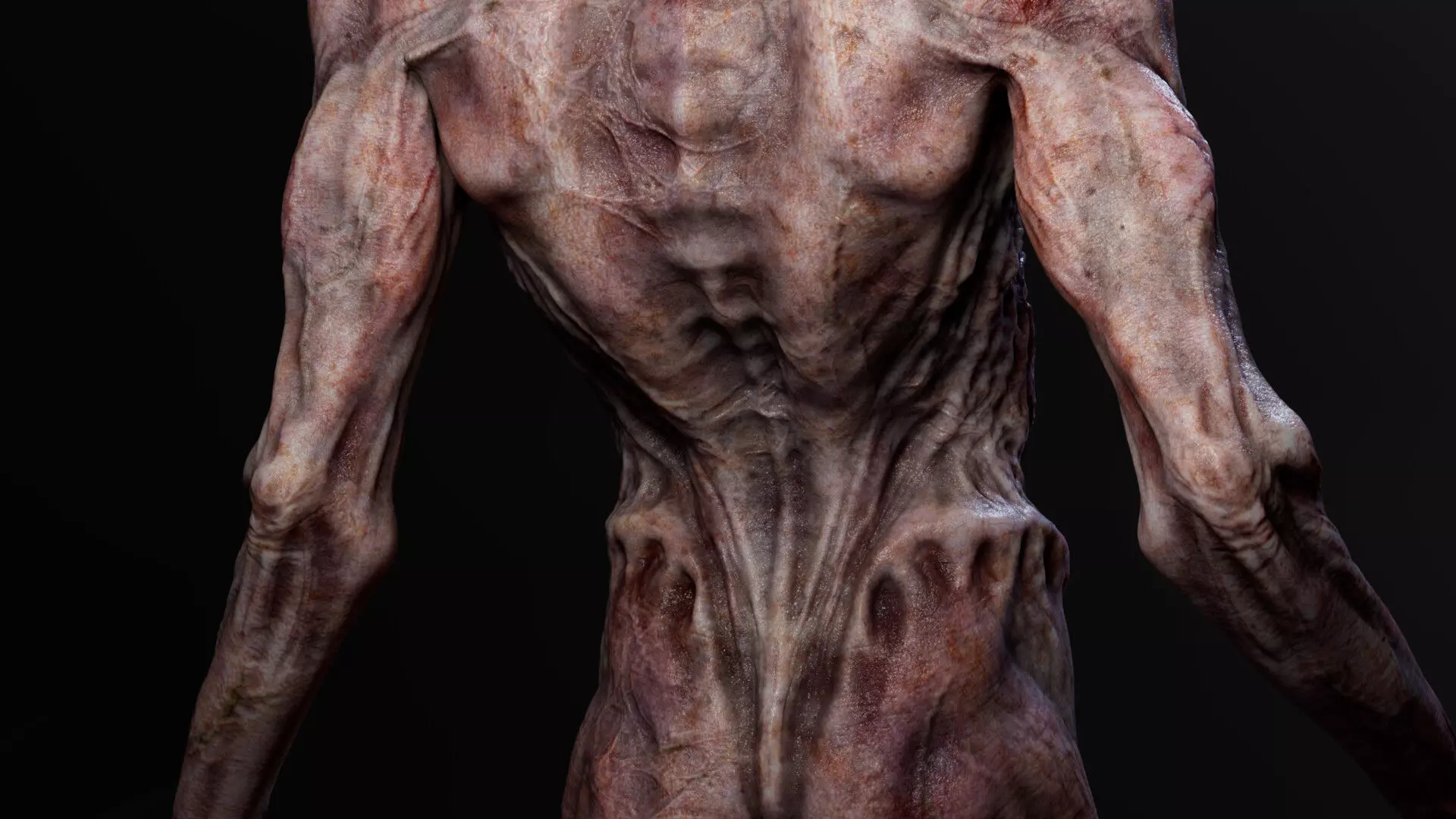 Demogorgon-Game and Movie Ready-Fully Rigged Low-poly 3D model_7