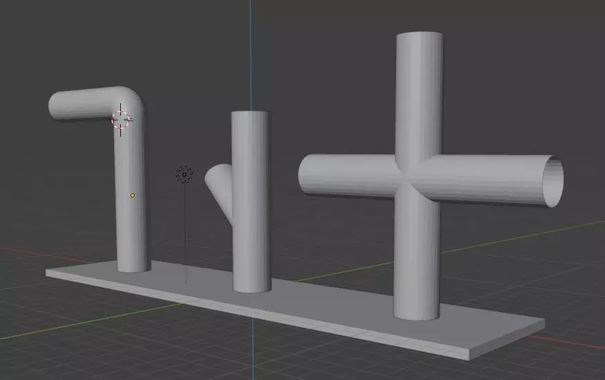 Pipe models for engineering printing 3D print model_1