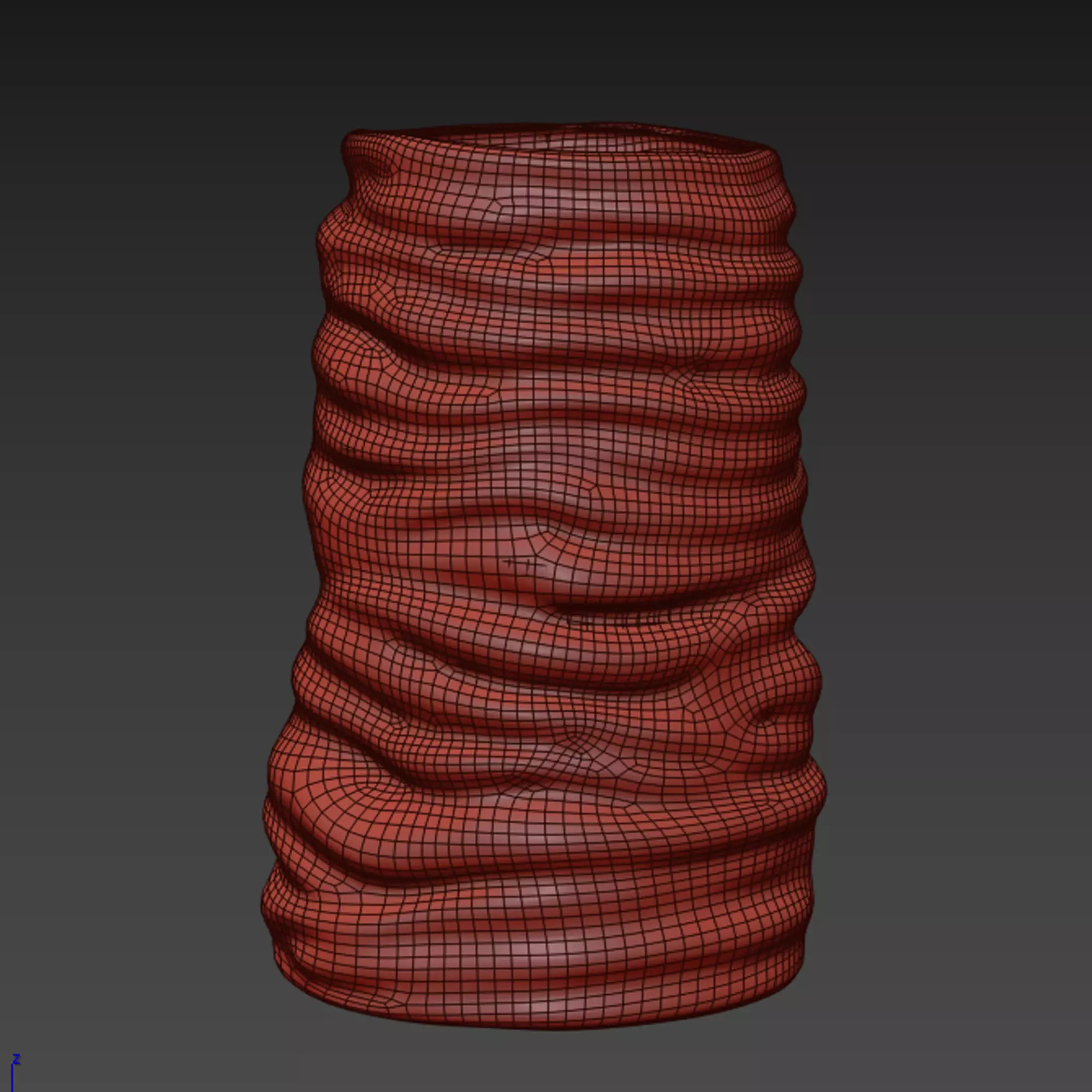 WAVY CERAMIC VASE X COLLAGERIE 3D model_3