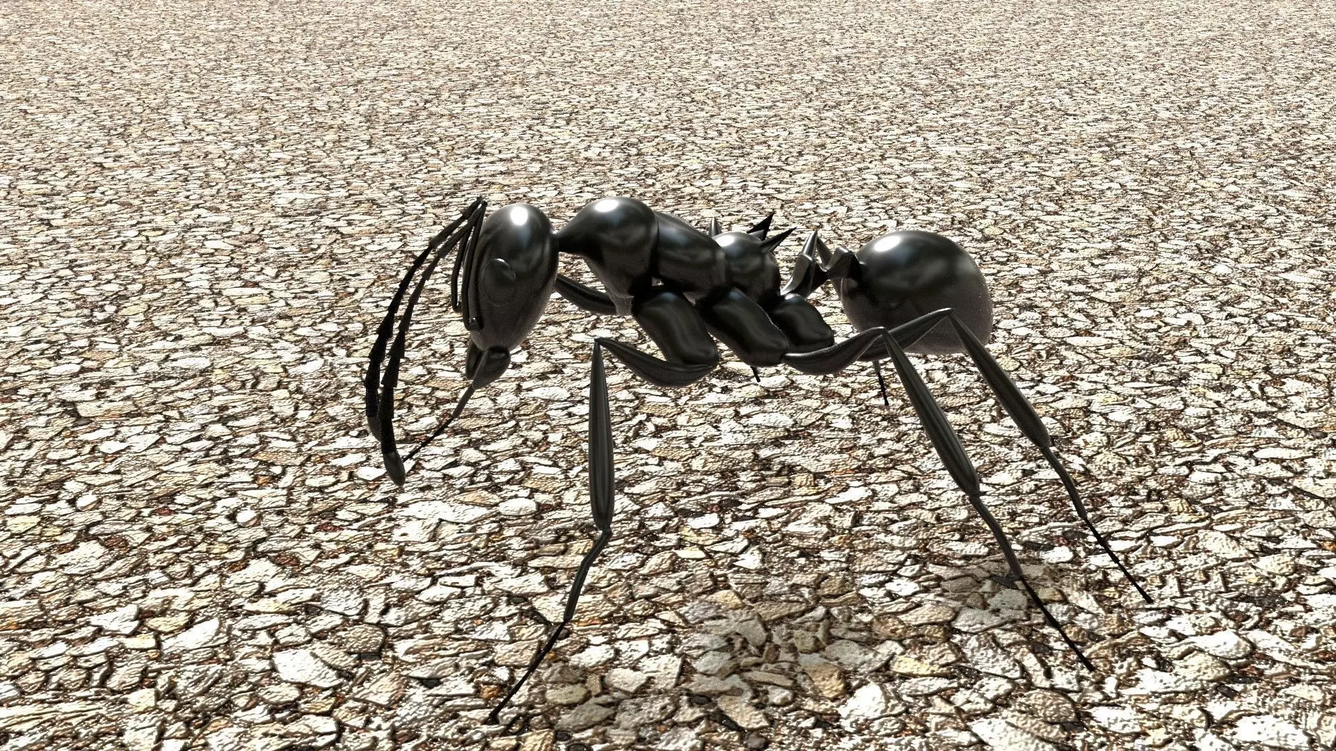 ANT blender Model 3D model_0