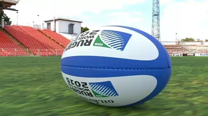 Ballon de rugby 3D model