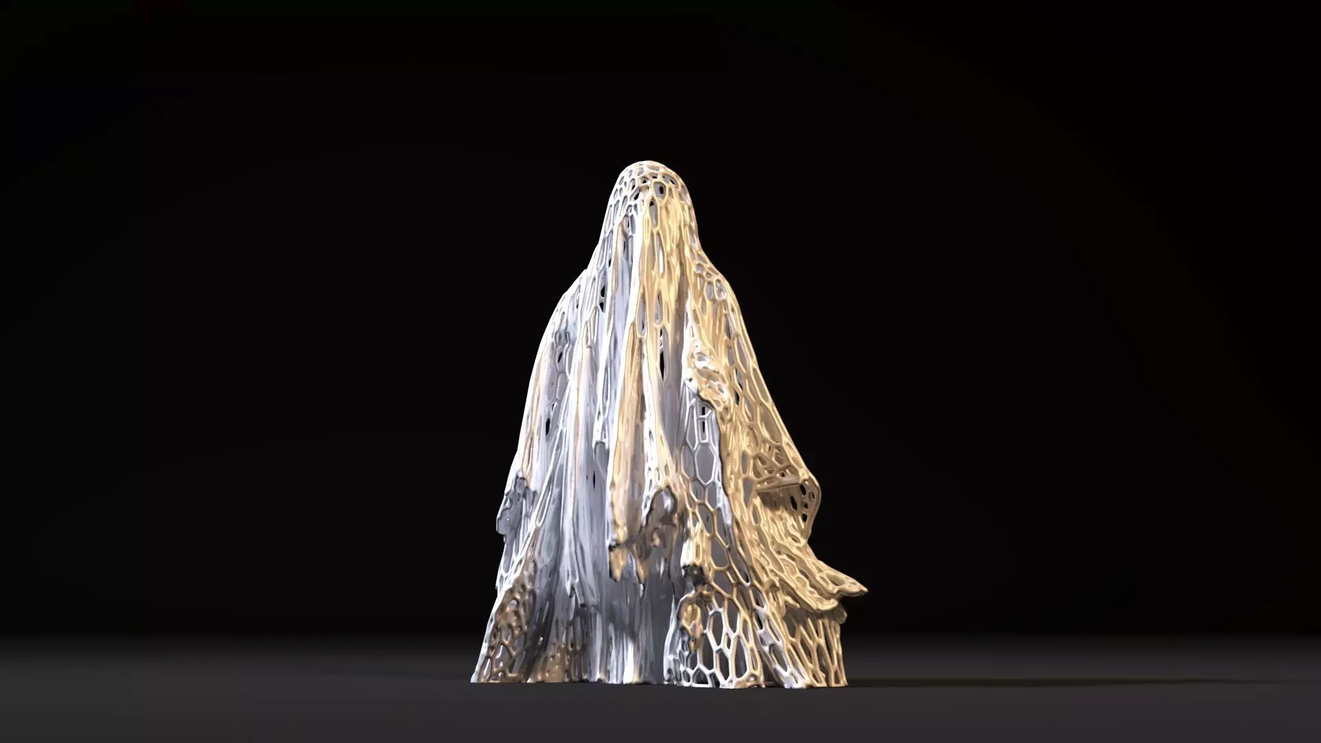 Ghost halloween 2 3D print model_9