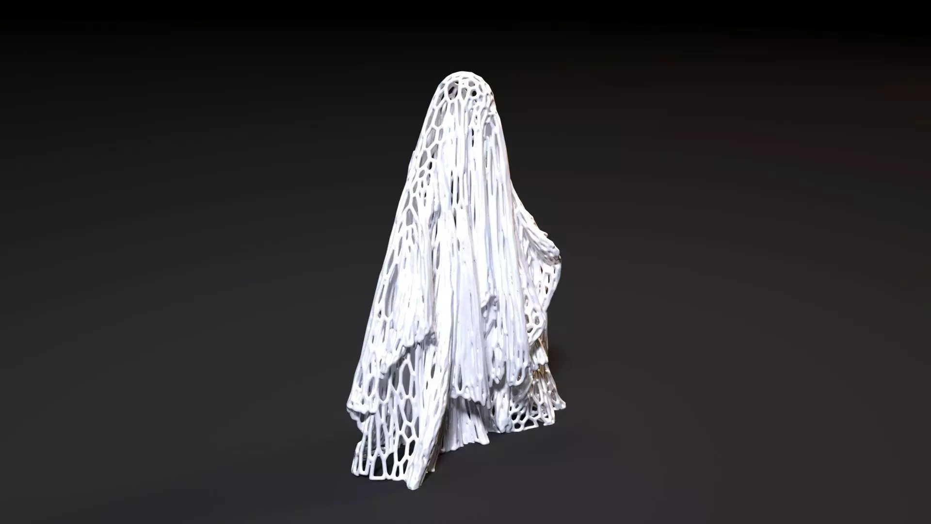 Ghost halloween 2 3D print model_7