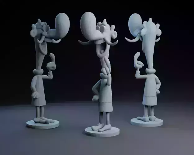 Cartoon Character 3D Model