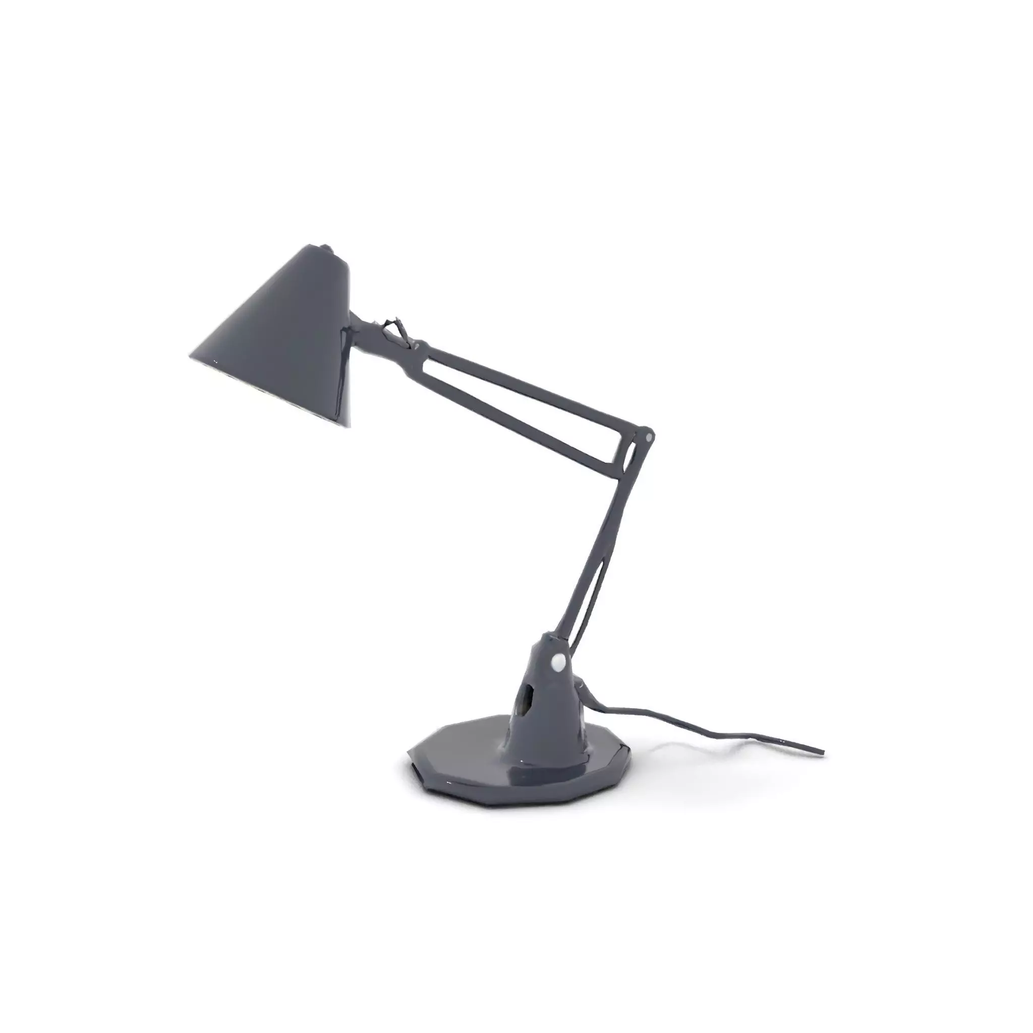 Sleek Black Desk Lamp model pack Low-poly 3D model_7