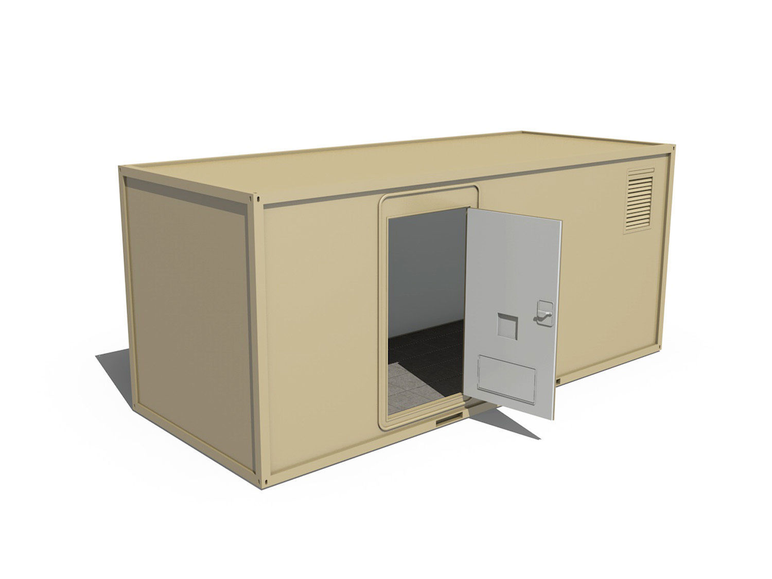 20ft Office Container Version1 3D model_1
