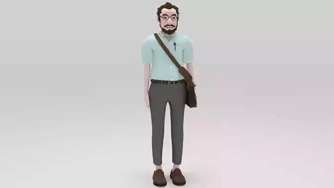 Character Uncle funny Rigged 