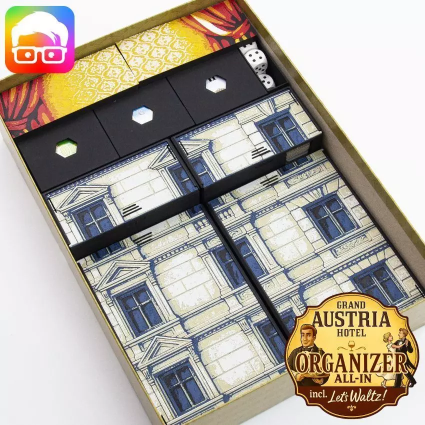 Grand Austria Hotel with Lets Waltz ALLIN organizer by ammedia3d 3D print model