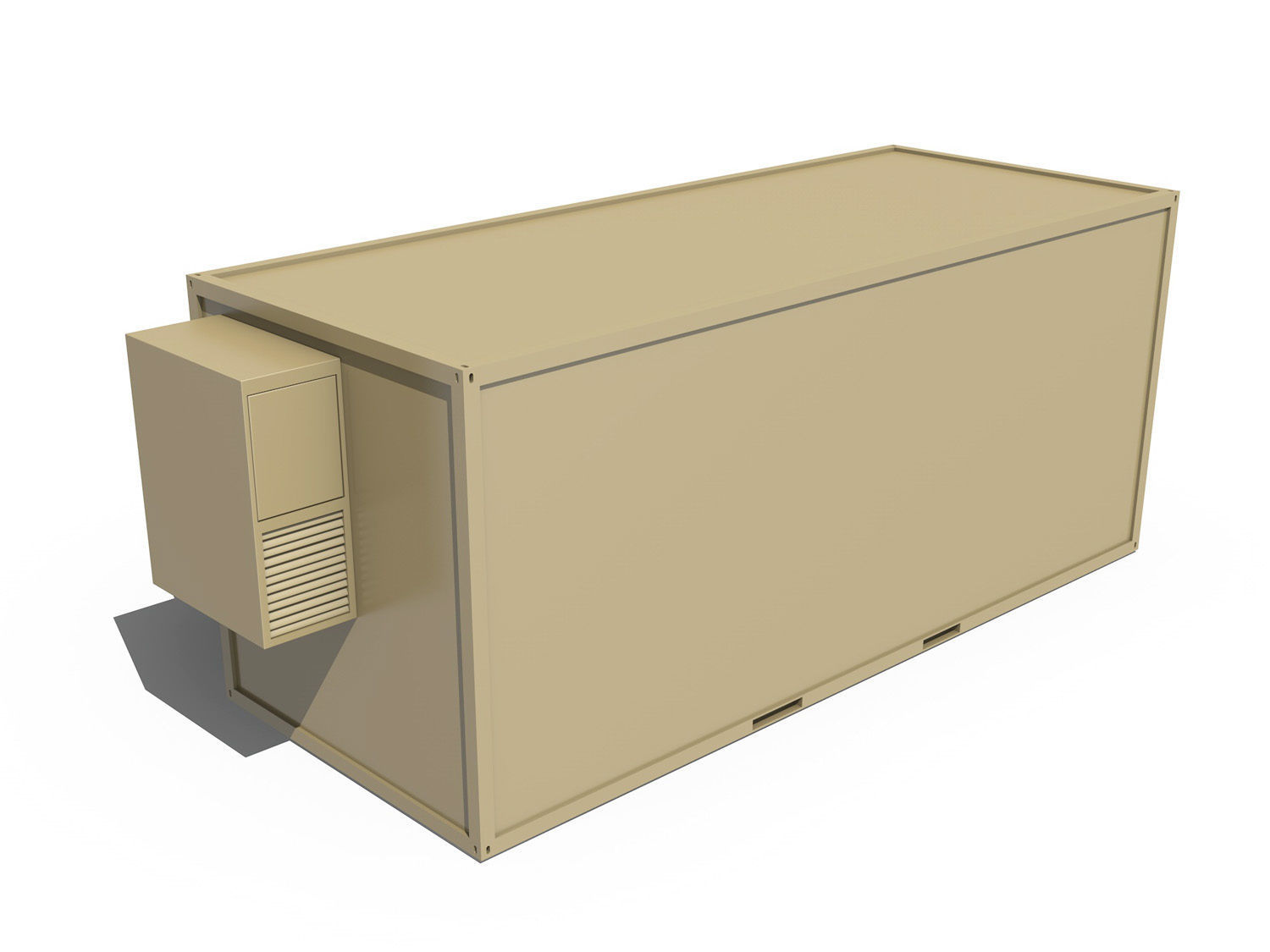 20ft Office Container Version 2 3D model_4