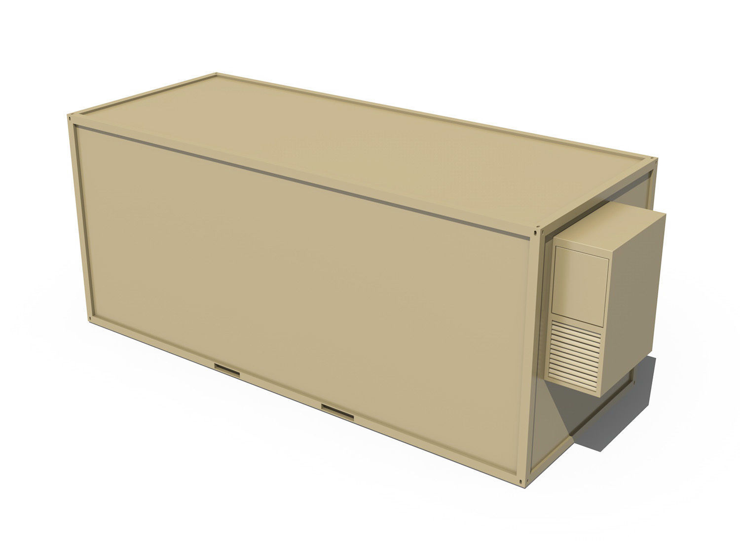 20ft Office Container Version 2 3D model_2
