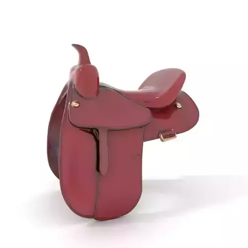 Elegant Leather Saddle model pack