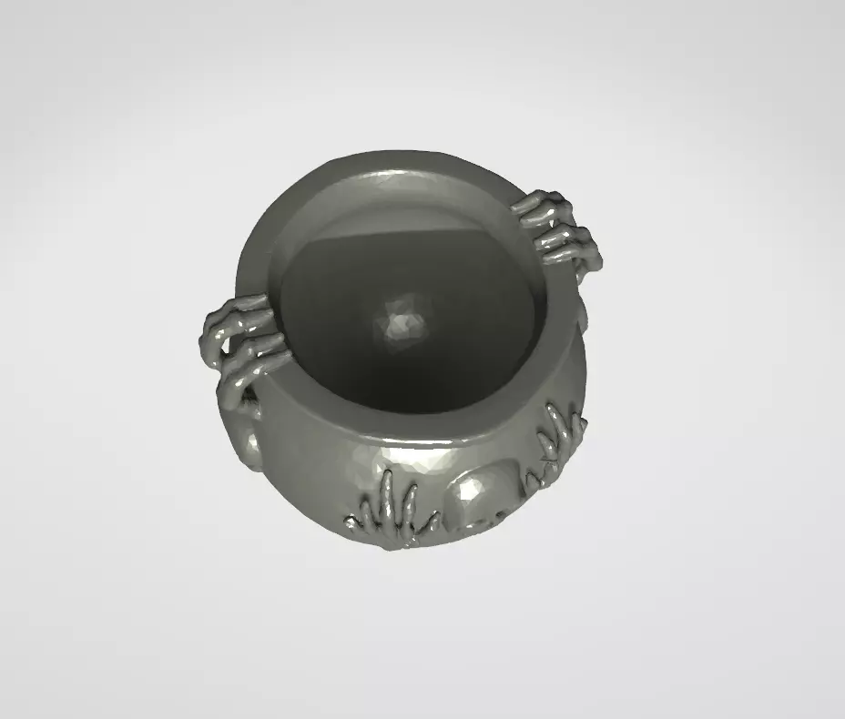 Hallowen Candy Bucket-Hallowen Candy Box Boiler Basket 3D print model_2