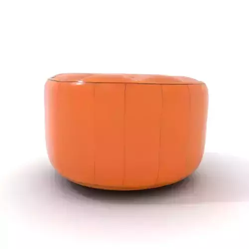 Leather Ottoman model pack