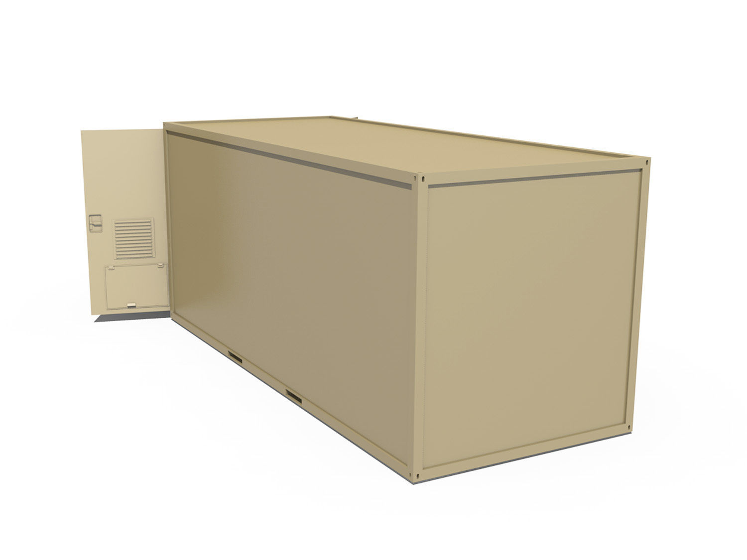 20ft Office Container Version 3 3D model_5