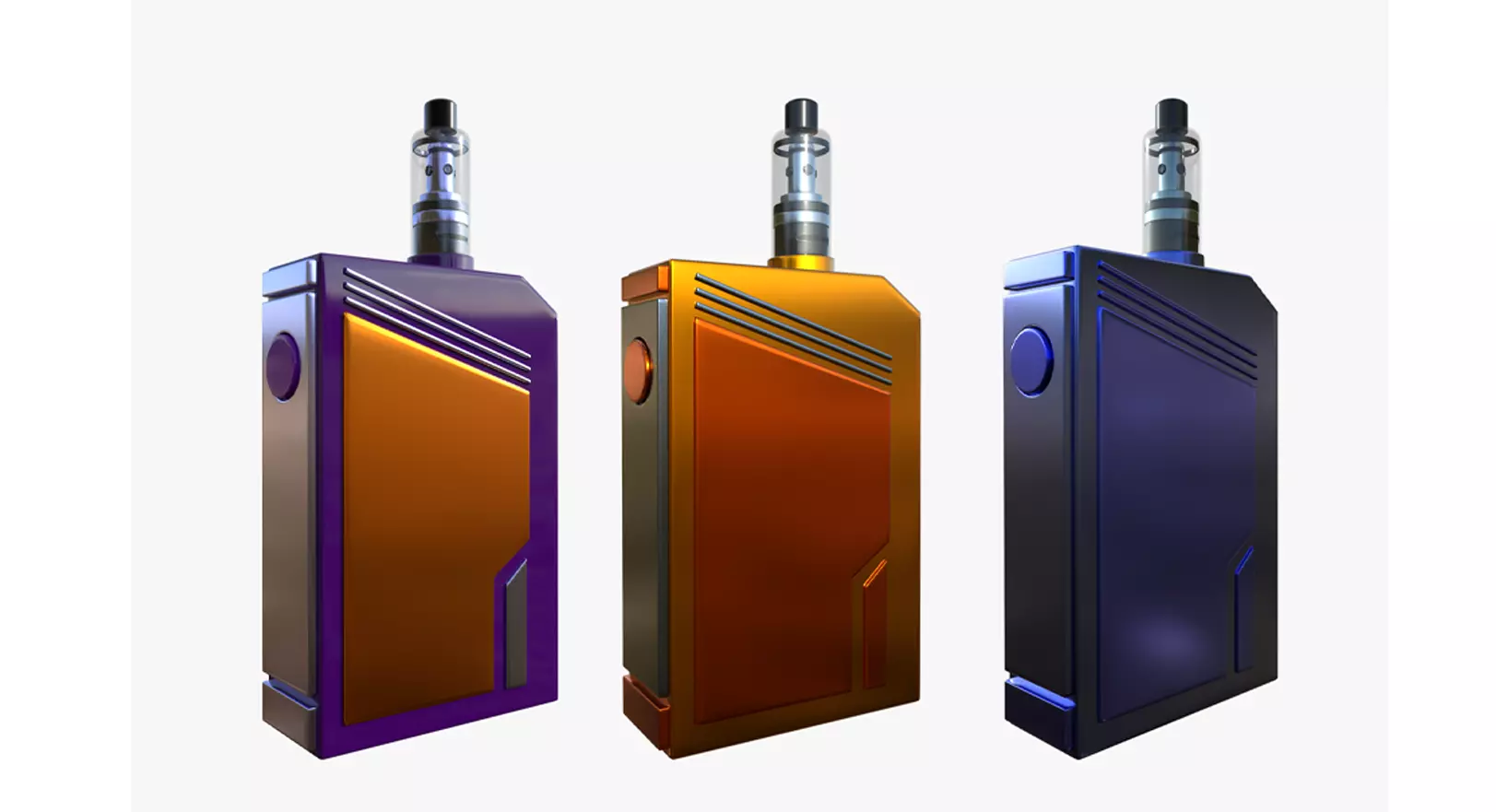 Electronic Cigarettes IQOS Vape Low-poly 3D model