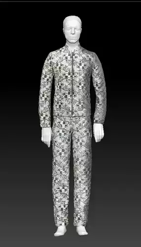 David Bowie electronic suit costume