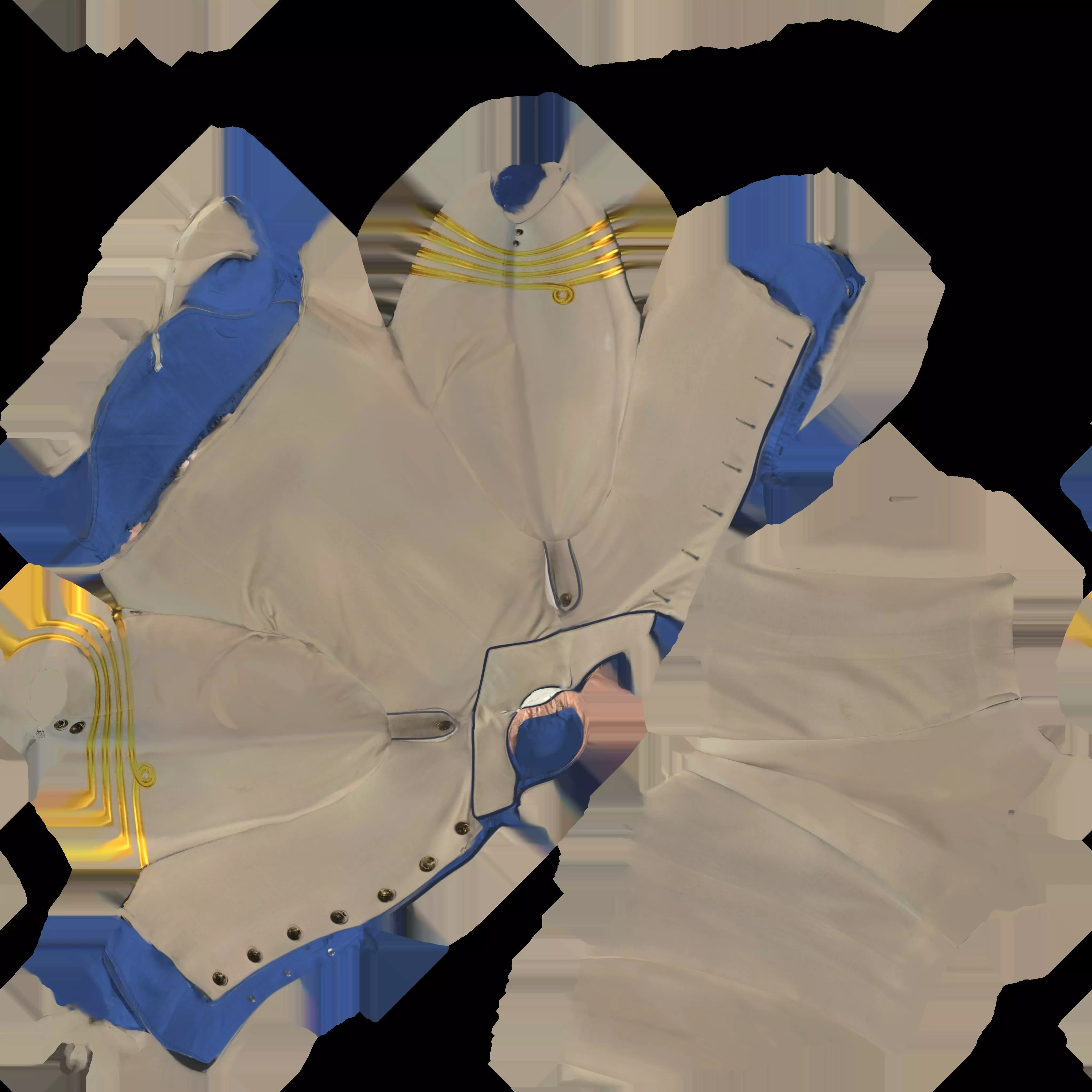 David Bowie suit costume 3D model_6